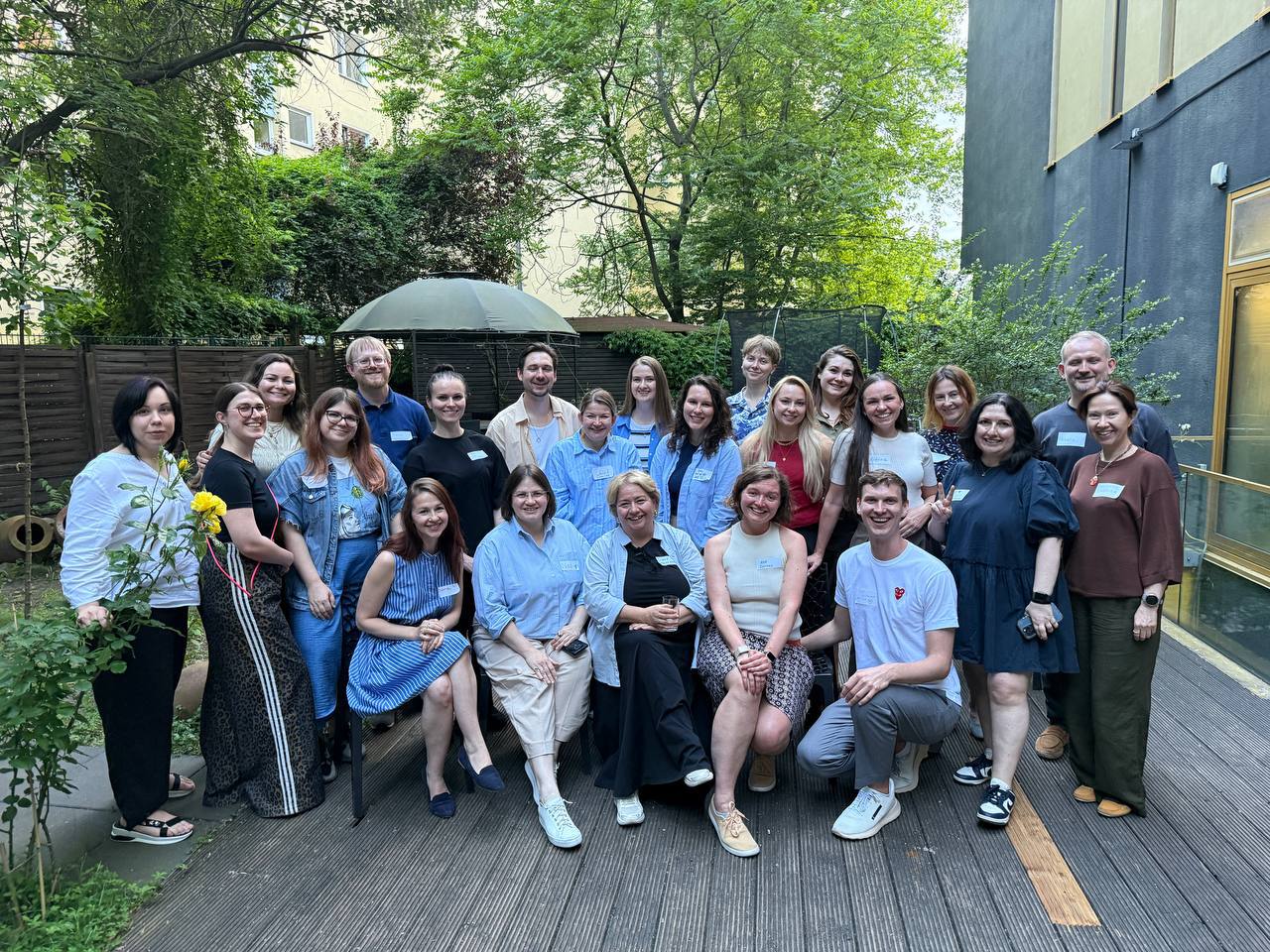 International HR Club members at an outdoor meetup